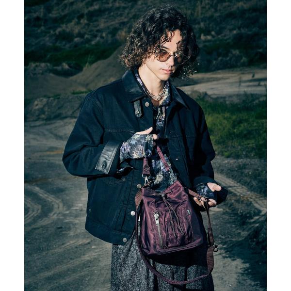 Leather Combination Denim Jacket / レザーコンビネーションデニムジ...