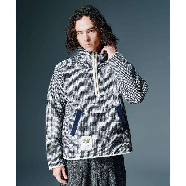 High Neck Half Zip Knit / ハイネックハーフジップニット　glamb グラム