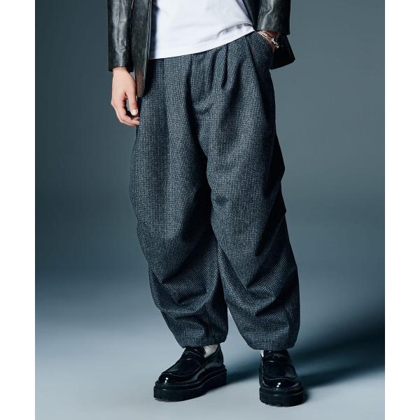 Knee Tuck Check Pants / ニータックチェックパンツ　glamb グラム