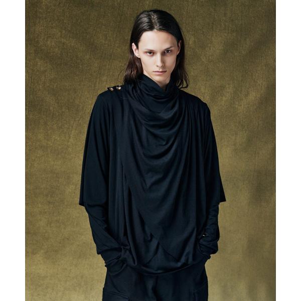 先行予約　Cross Drape Cutsew / クロスドレープカットソー　glamb グラム