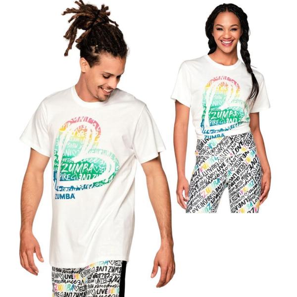 ズンバ ロゴ Unite Tee Tシャツ ユニセックス レディース 取り寄せ ZUMBA メンズ