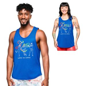 ズンバ ZUMBA ロゴ ノースリーブ タンクトップ メンズ レディース ユニセックス 取り寄せ