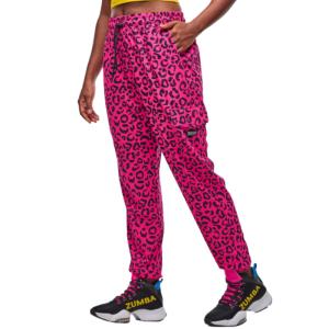 ズンバ ZUMBA ピンク ヒョウ柄 カーゴパ...の詳細画像2
