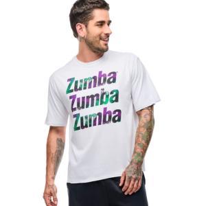 ズンバ ZUMBA ロゴ 半袖 Tシャツ トッ...の詳細画像1