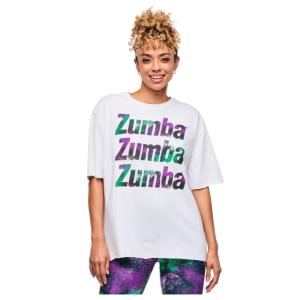 ズンバ ZUMBA ロゴ 半袖 Tシャツ トッ...の詳細画像3