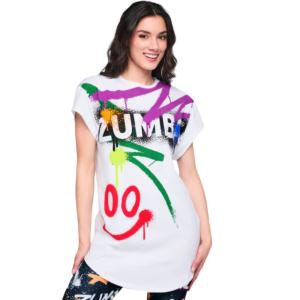 ズンバ ZUMBA ロゴ 半袖 ラウンドヘム ...の詳細画像1