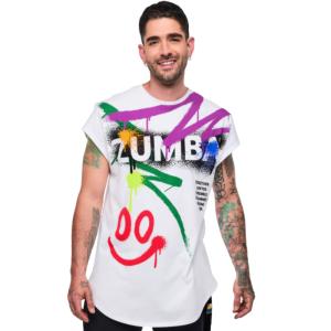 ズンバ ZUMBA ロゴ 半袖 ラウンドヘム ...の詳細画像4
