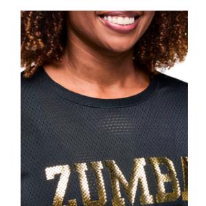 ズンバ ZUMBA 長袖 メッシュ ロゴTシャ...の詳細画像2