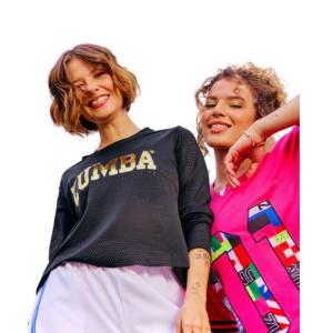 ズンバ ZUMBA 長袖 メッシュ ロゴTシャ...の詳細画像4