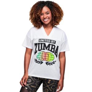 ズンバ ZUMBA Vネック メッシュ Tシャ...の詳細画像1