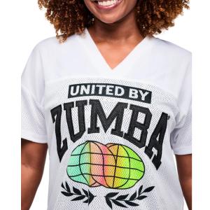 ズンバ ZUMBA Vネック メッシュ Tシャ...の詳細画像2