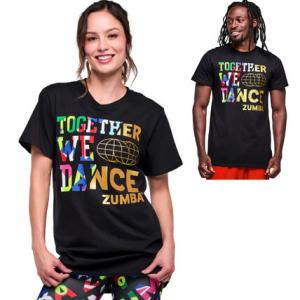 ズンバ ZUMBAクルーネック Tシャツ ブラック メンズ レディース ユニセックス 取り寄せ