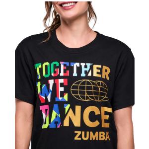 ズンバ ZUMBAクルーネック Tシャツ ブラ...の詳細画像4