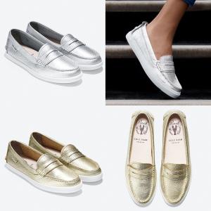 コールハーン Cole Haan ピンチ ぺ二− ローファー シルバー ゴールド レザー レディース シューズ 取り寄せ