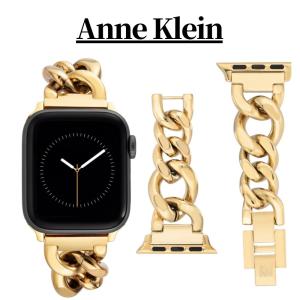 アンクライン Anne Klein アップルウォッチバンド ゴールド メタルチェーン ベルト ストラップ レディース 取り寄せ