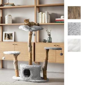 ペット 猫 キャットタワー キャットツリー キャットハウス ベッド ふわふわ ウッド インテリア おしゃれ ペット用品 取り寄せ