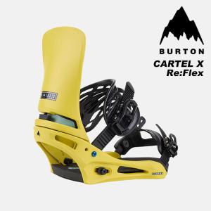 BURTON バートン スノーボード ビンディング CARTEL X Re:Flex SULFUR 23-24 モデル｜fusosports