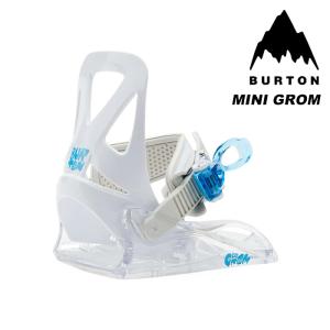 BURTON バートン スノーボード ビンディング MINI GROM WHITE 23-24 モデル キッズ｜fusosports