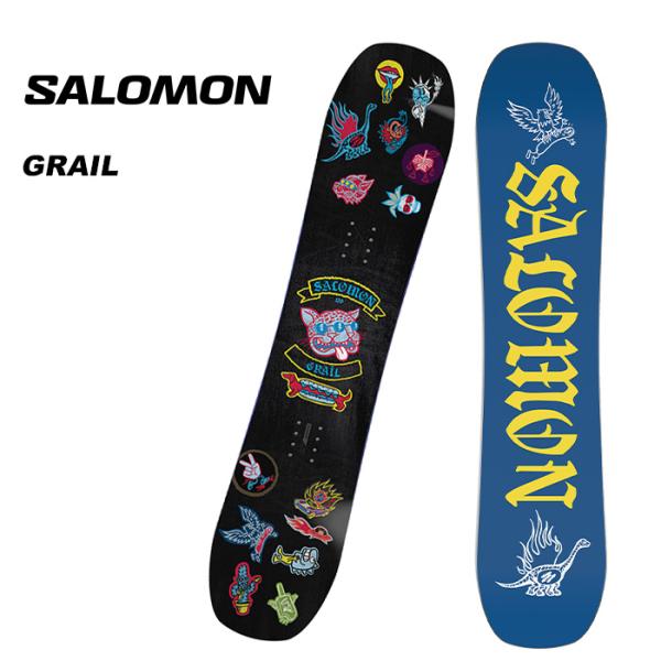 SALOMON KID&apos;s サロモン キッズ スノーボード 板 GRAIL 23-24 モデル