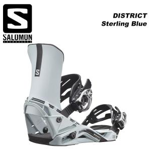 SALOMON サロモン スノーボード ビンディング DISTRICT Sterling Blue 23-24 モデル｜fusosports