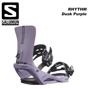 SALOMON サロモン スノーボード ビンディング RHYTHM Dusk Purple 23-24 モデル｜fusosports