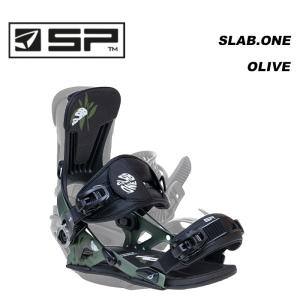 SP エスピー スノーボード ビンディング SLAB.ONE (MULTIENTRY) OLIVE FT2 Alu Base 23-24 モデル｜fusosports