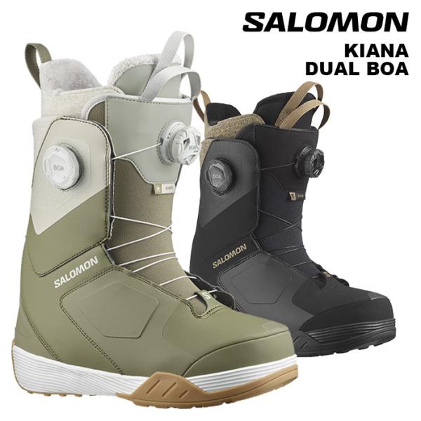 SALOMON サロモン スノーボード ブーツ KIANA DUAL BOA 24-25 モデル レ...