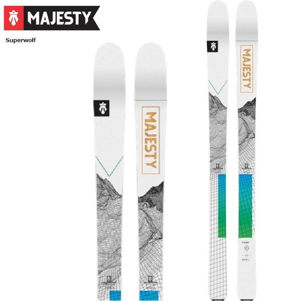 Majesty マジェスティ スキー板 Superwolf 板単品 〈21/22モデル〉