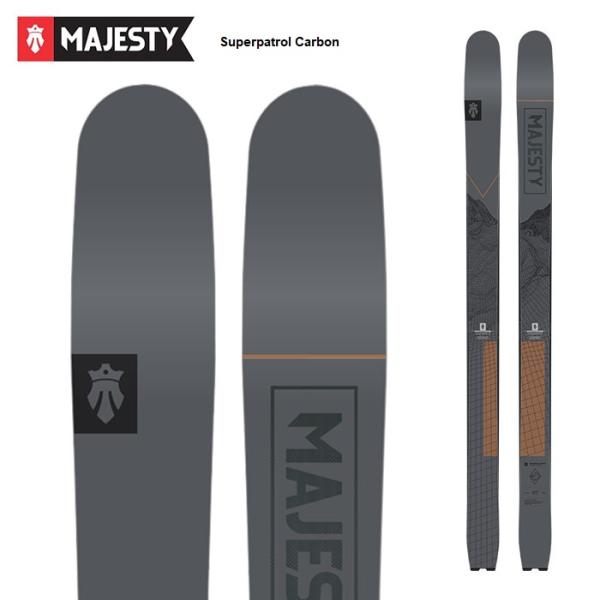 Majesty マジェスティ スキー板 Superpatrol Carbon 板単品 23-24 モ...
