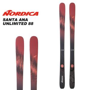 Nordica ノルディカ スキー板 SANTA ANA UNLIMITED 88 板単品 23-24 モデル｜fusosports