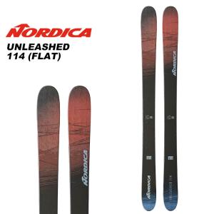 Nordica ノルディカ スキー板 UNLEASHED 114 (FLAT) 板単品 23-24 モデル｜fusosports