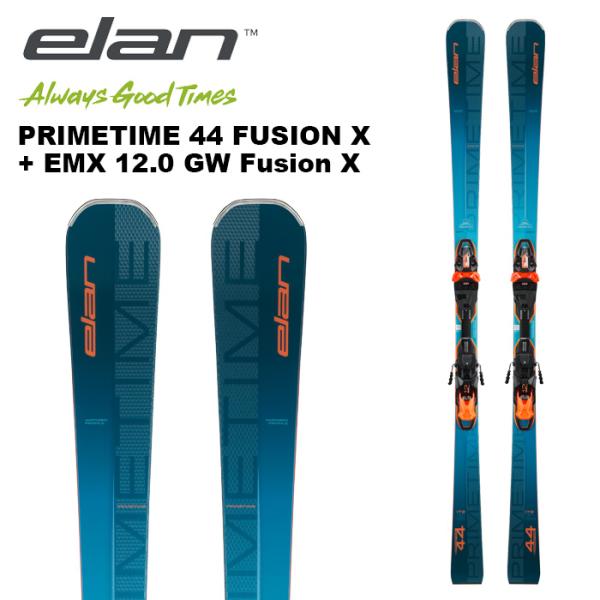 ELAN エラン スキー板 PRIMETIME 44 FUSION X + EMX 12.0 GW ...