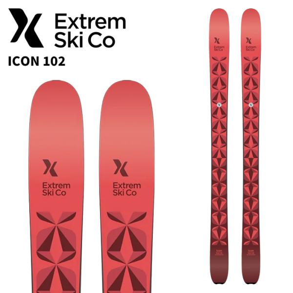 EXTREM エクストリーム スキー板 ICON 102 板単品 26-27 モデル レディース