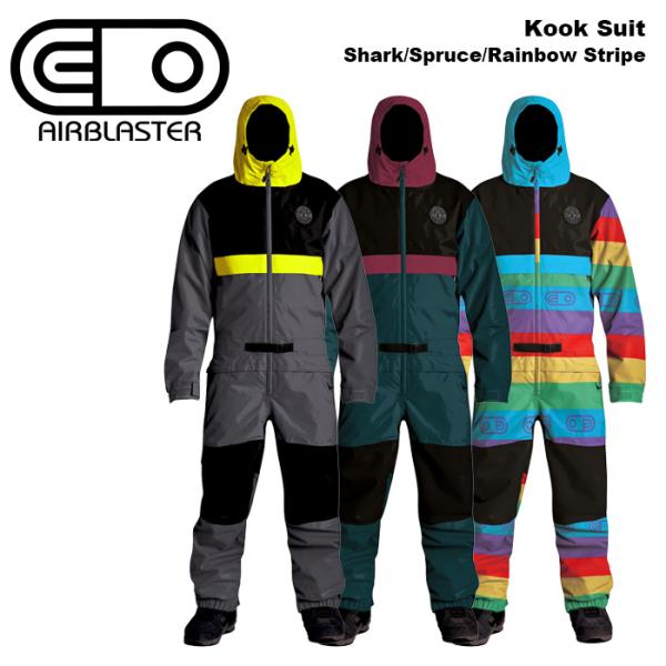 AIRBLASTER エアブラスター ウエア Kook Suit Shark/Spruce/Rain...