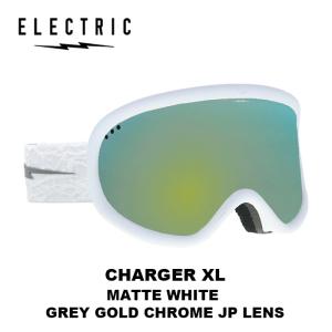 ELECTRIC エレクトリック ゴーグル CHARGER XL MATTE WHITE GREY GOLD CHROME JP LENS 23-24 モデル【返品交換不可商品】｜fusosports