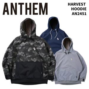 ☆ 25-26 ANTHEM SHOULDER PATCH HOODIE カラー:BLUE GRAY AN2505