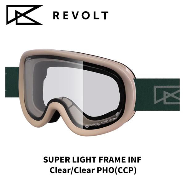 REVOLT リボルト ゴーグル SUPER LIGHT FRAME INF Clear/Clear...