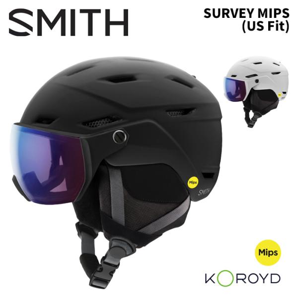 SMITH スミス ヘルメット SURVEY MIPS (US Fit) 25-26モデル