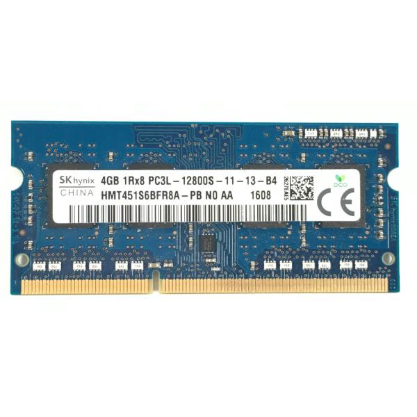 4GB 1R×8 PC3L-12800s　ノートパソコン用メモリ 各種メーカー