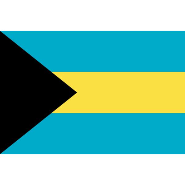 【外国旗】バハマ国国旗（テトロントロピカル）　サイズ：70×105cm【領収書発行】