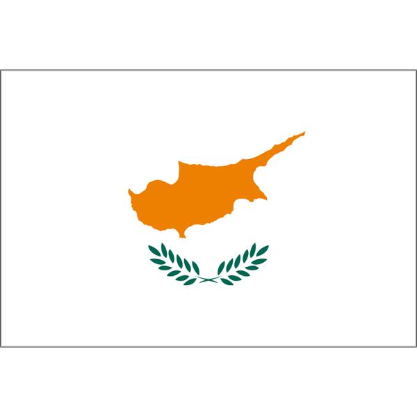 【外国旗】キプロス国旗（テトロントロピカル）　サイズ：90×135cm【領収書発行】