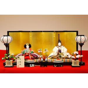 京雛 桐竹鳳凰黄櫨染之御束帯 平安寿峰作−人形のフタバ : フタバ装飾