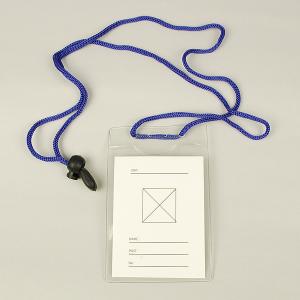 【式典用リボン胸章】ネームカード（ストラップ付き）【領収書発行】