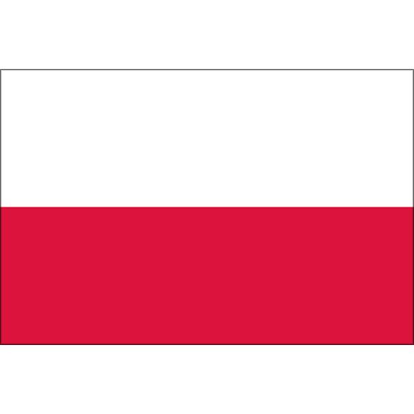 【外国旗】ポーランド国旗（テトロントロピカル）　サイズ：90×135cm【領収書発行】