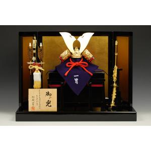 名工 甲冑師 加藤一冑 作　伊達政宗　八日づき月兜 江戸甲冑】四分の一 伊達政宗之御甲冑 加藤一冑作−人形のフタバ【送料