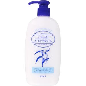 熊野油脂 ハトムギ オールインワンジェル 300mL ＊配送分類:1