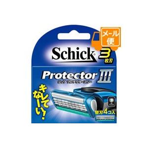 シック プロテクタースリー 替刃 (4コ入) 3枚刃 クリックポスト対応