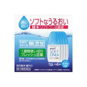 ロートソフトワン点眼液　5mL×4本 【第3類医薬品】＊配送分類:2