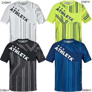 【ネコポス選択可】 アスレタ ATHLETA ジュニア グラフィックプラシャツ 2S 02368J サッカー フットサル プラクティスシャツ 半袖 練習着 子供用｜futaba