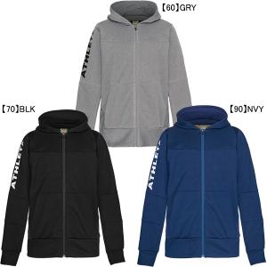 【送料無料】 アスレタ ATHLETA 裏起毛 スウェットZIPパーカー 2f 03365 サッカー フットサル カジュアル フーディ ジップ メンズ｜フタバスポーツフットボール店